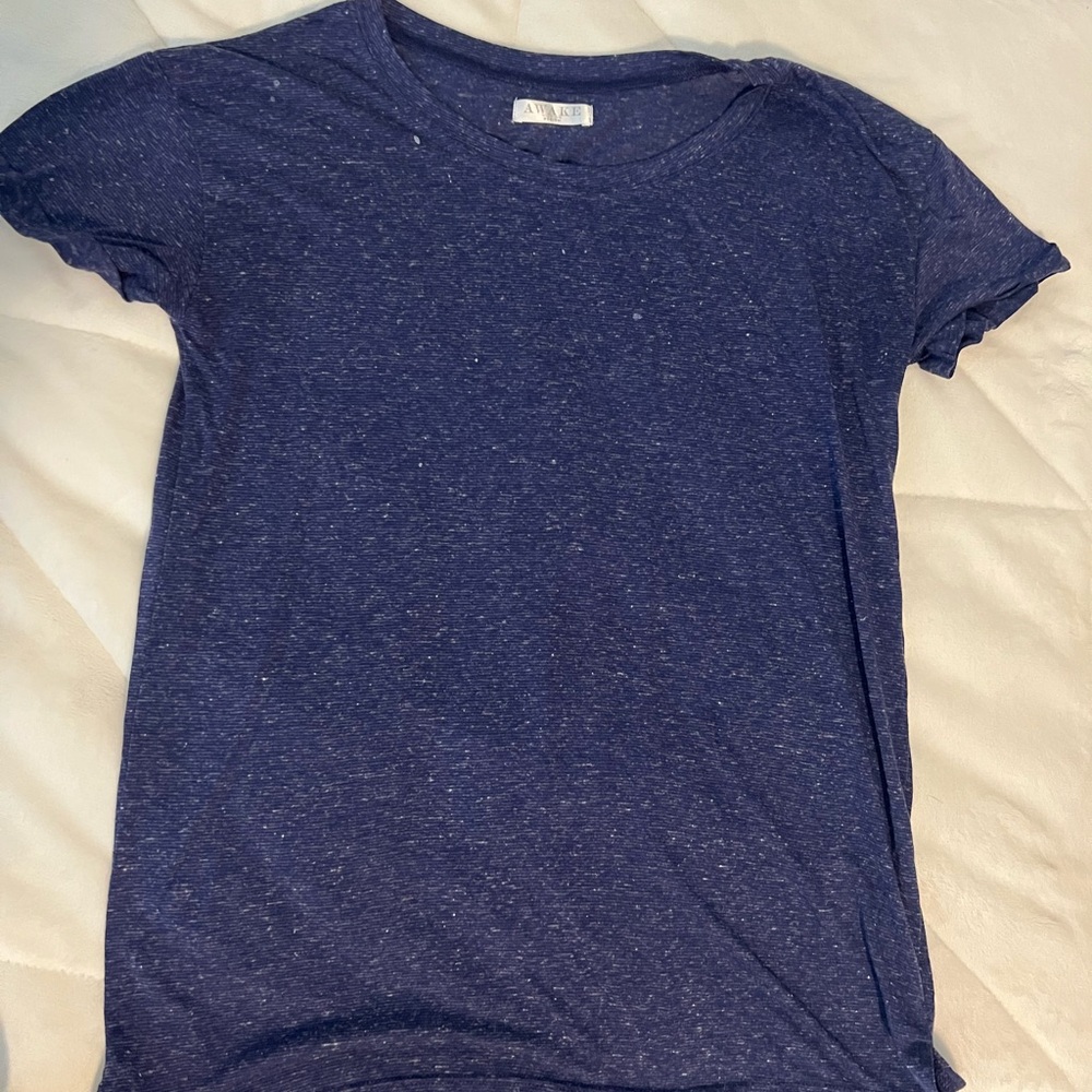 Awake Heathered Navy Tee